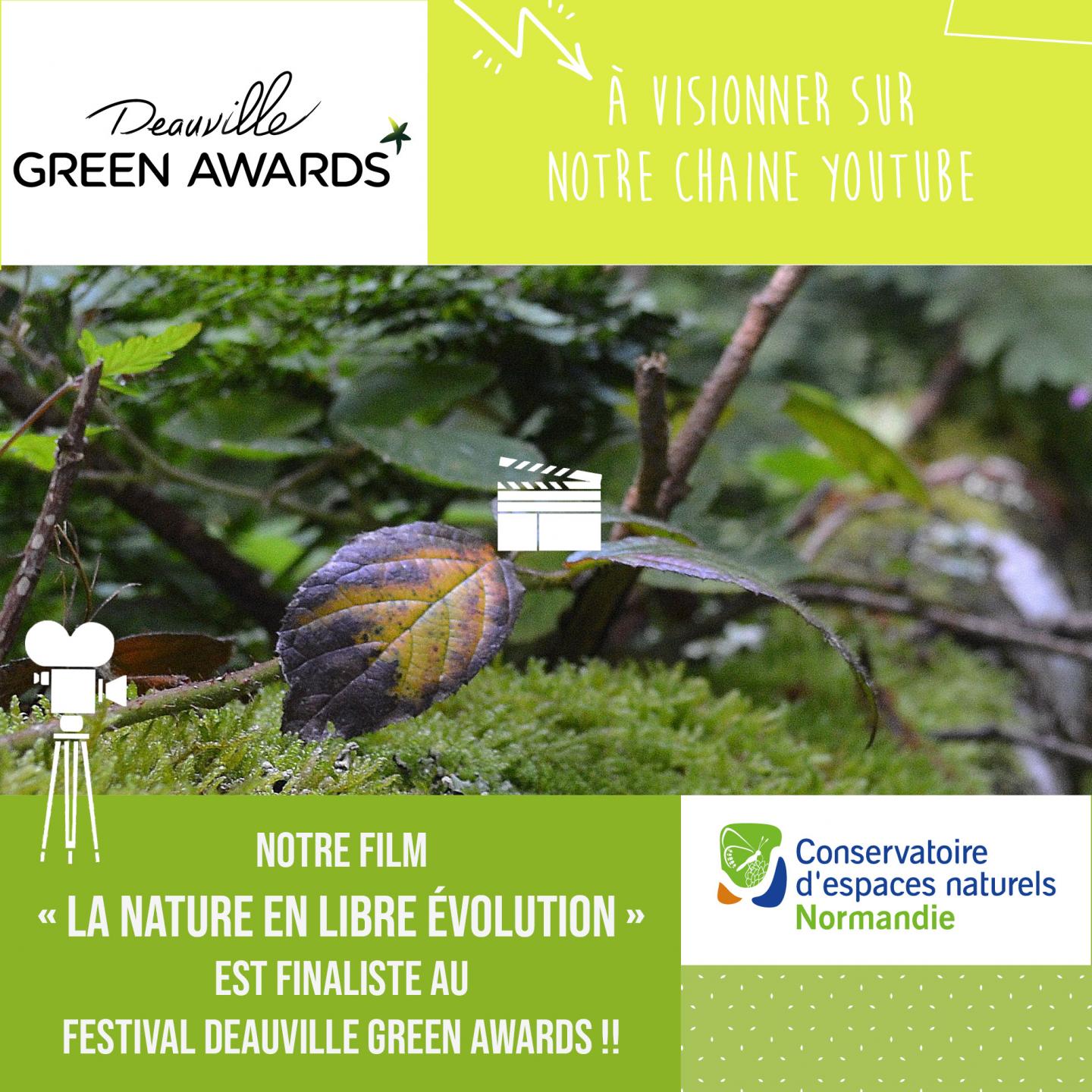 La « Libre évolution au Festival Deauville Green Awards ! Conservatoires d'espaces naturels de Normandie